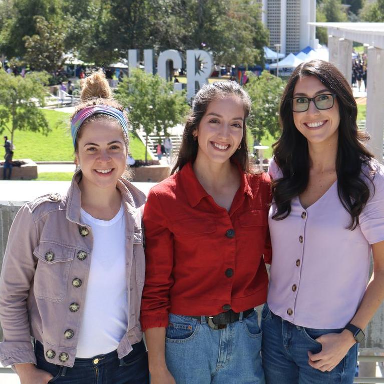 Three of the four co-founders of R'Grad Peer Support Group at UC Riverside. (UCR)